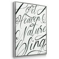 thumbnail image 3 of Heaven and Nature - Framed Gallery Wrapped Holiday Canvas - 25 x 37 - Silver Frame, 3 of 8