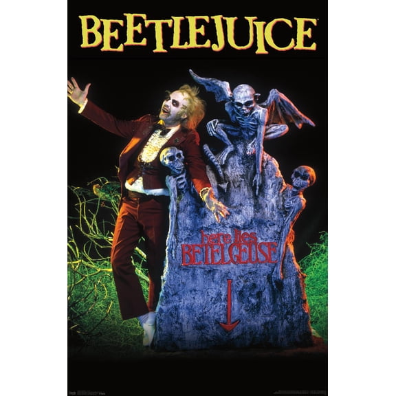 Beetlejuice - Grave Wall Poster, 22.375" x 34"