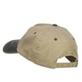 thumbnail image 3 of Mini Frog Embroidered Washed Cap - Khaki Black OSFM, 3 of 5