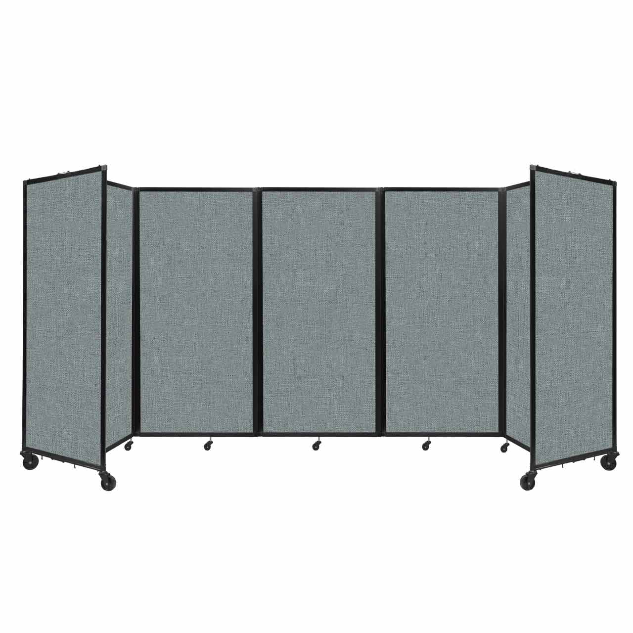 "Versare Room Divider 360 Portable Wall Partition 5 Panels Wide 14