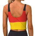 thumbnail image 4 of Sports Bra Women Running Yoga Clothes Vest German Flag Gathering Fitness Vest, 4 of 7