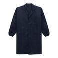 thumbnail image 3 of JanJean Adult Wear Resistant Work Coat for Men Women Dustproof Workwear Long Lab Coat with Pockets Navy Blue 175, 3 of 6