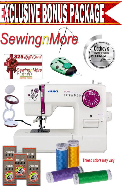 Juki HZL29Z Sewing Machine w/ Exclusive Platinum Series Bonus Package