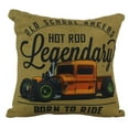 thumbnail image 2 of Hot Rod Roadster Orange | Pillow Cover |  Throw Pillow | Pillow | Dad Gift | Classic Car | Gift Ideas | Pillow | Hot Rod | Room Décor, 2 of 6