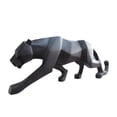 thumbnail image 1 of Leopardo, Figurita De Animal, Estilo Geométrico, Artesanía De Resina, Animal, Hogar, Sala De Estar, Decoraciones, Adornos De Escultura De Leopardo Eigraketly HA044459-04, 1 of 6