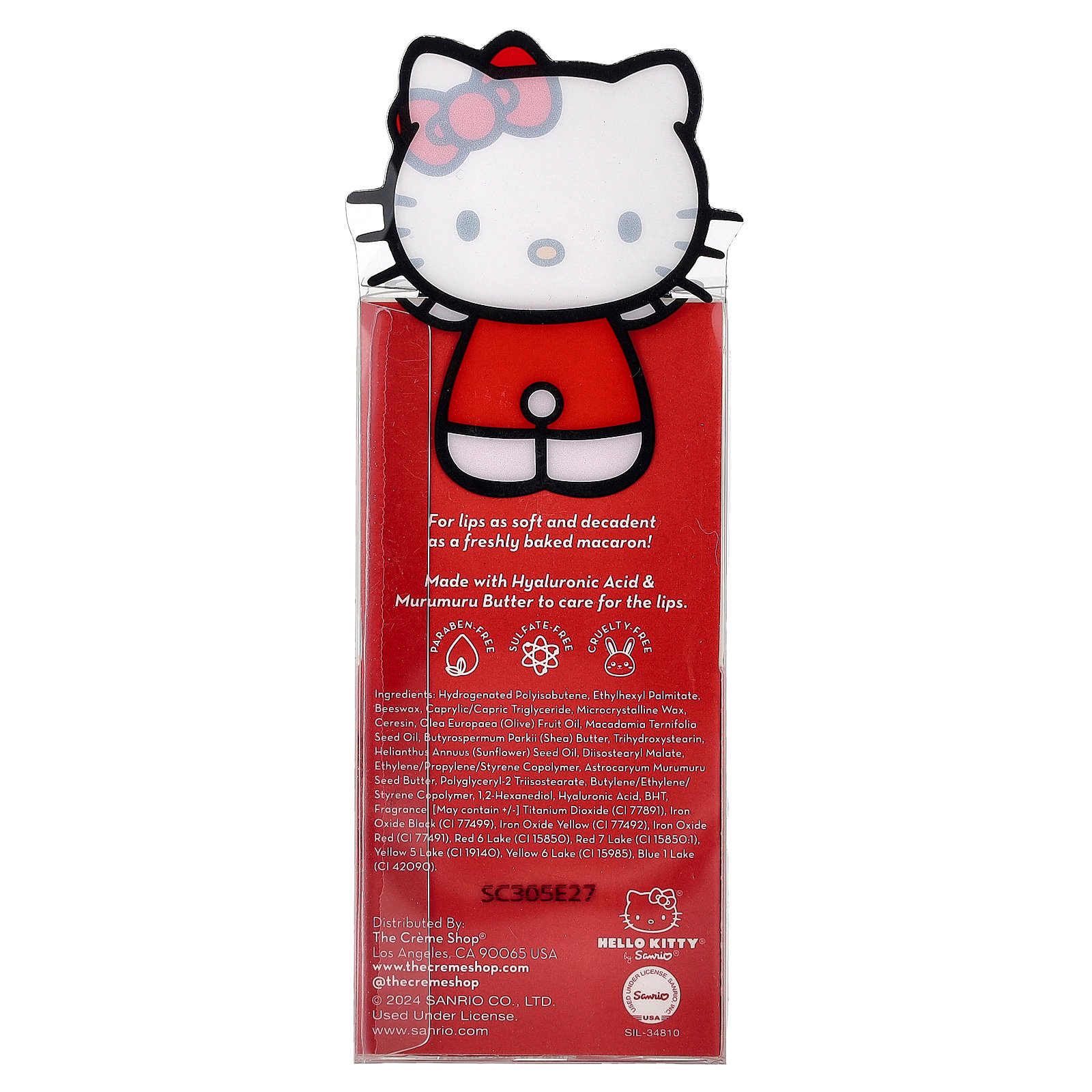 thumbnail image 2 of Hello Kitty Macaron Lip Balm - Watermelon, 2 of 7