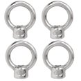 thumbnail image 1 of 4pcs Lifting Eye Nut Stainless Steel Ring Nut Eyelets Nut Lifting Device Parts, 1 of 2