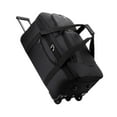 thumbnail image 3 of Kokiya Wheeled Duffel Bag Large Capacity Rolling Garment Bag for Traveling Beach Women Black, 3 of 9