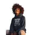 thumbnail image 3 of Purpose Fixes Everything® Unisex Premium Cotton Hoodie,S-2XL, White Letters, 3 of 8