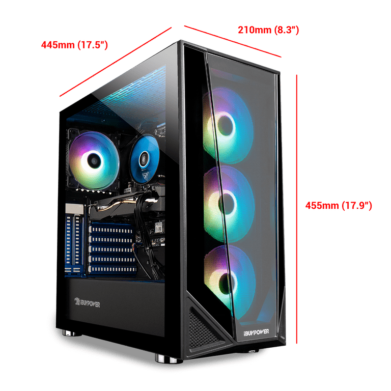 iBUYPOWER Trace4 MR183A - Gaming Desktop PC - AMD Ryzen 7 3700X