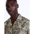 thumbnail image 4 of George Men's Linen Blend Camp Shirt with Short Sleeves, Sizes S-3XL, 4 of 5
