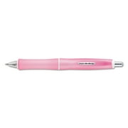Pilot Dr. Grip Frosted Retractable Ballpoint Pen, 1 mm, Black, Pink Barrel