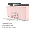 thumbnail image 4 of SUNSIOM Rétro Atomique Record Player Mini Bluetooth Connexion Sans Fil Haut-Parleur Professionnel, 4 of 5