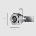 thumbnail image 4 of pitrice Touchscreen Fingerprint Keyless Smart Drawer keyless cabinet lock Lock Box Smart Fingerprint Home Office Cabinet Lock, 4 of 9