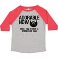 thumbnail image 3 of Inktastic Adorable Now...wait Till I Have a Beard Like Dad Boys Toddler T-Shirt, 3 of 5