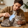 thumbnail image 4 of Ainf Small Comb For Shedding & Cats V Shape Tight Teeth Deshedding Brush With Ergonomic Design Grip Handle Pro Combs For Reducing Loose Hair, 4 of 4