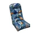 thumbnail image 2 of High Back Outdoor Chair Cushion, Waterproof Patio Chair Pad with Ties for Chairs, Rocking Chairs and Outdoor Furniture(Navy,110X50cm), 2 of 7