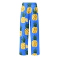 thumbnail image 4 of Pisexur Sweatpants for Men High-end Fabric Work Pants for Men,Men Printing Elastic Waist Draw Rope Pocket Full Length Pants Blue,M, 4 of 5