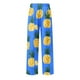 thumbnail image 4 of Pantalones largos para hombre con estampado de cintura elástica y bolsillo con cordón, pantalones largos de poliéster para hombre, 4 of 5