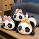 thumbnail image 2 of 2022 Cute/ Soft/ Cartoon/ Giant Panda Plush Toy/ Giant Panda Doll with Juice Bow Hair Card/ Children's Birthday Giftpeach28cm Deng Xun unisex, 2 of 2