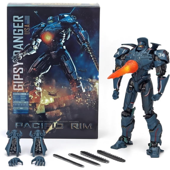 Pacific Rim Mech Action Figure Kits, Boxed Unique Figure Idea, 7.08 in Collectible Mecha Action Figures Kits(Gipsy Danger)