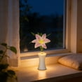 thumbnail image 6 of Romantic Flower Pot Atmosphere Lamp, Flower Table Lamp with LED, Bedside Light for Bedroom Decor,Warm Desk Lamp for Holiday Gift Bedroom and Home Atmosphere, 6 of 6