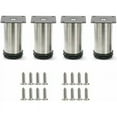 thumbnail image 2 of Accesorios para muebles de bricolaje, patas de muebles ajustables para un ajuste fácil, estética y uso prolongado, patas de gabinete de acero inoxidable para muebles de cocina y más, 2 of 5