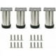 thumbnail image 2 of Accesorios para muebles de bricolaje, patas de metal para muebles de fácil instalación, estética y uso prolongado, patas de acero inoxidable para gabinetes con superficie lisa, 2 of 5