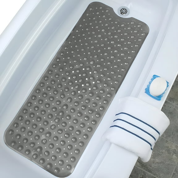 LAMIRO Shower Mat,Non Slip Anti Mold Bath Mat For Tub,Shower,Bathtub Mat,16 x 40
