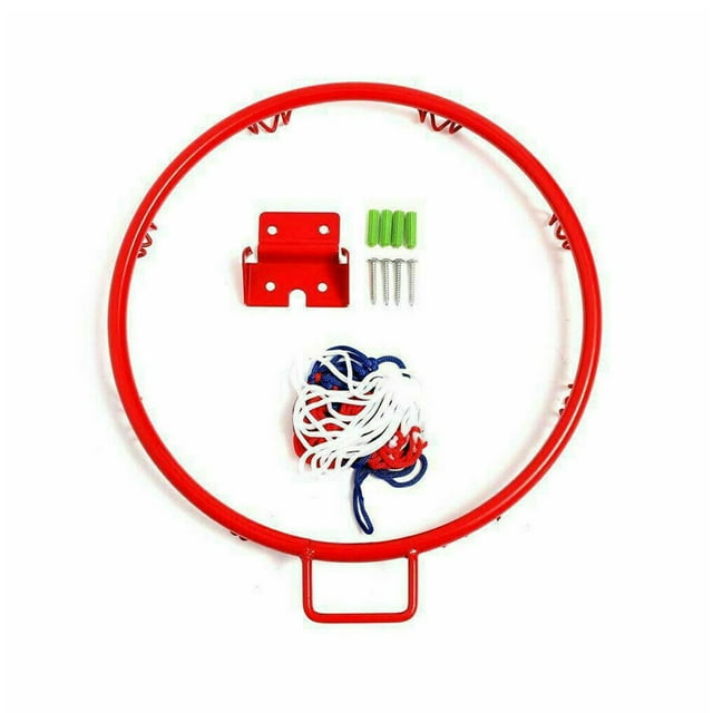 Eigraketly Aro de baloncesto de acero para niños, desmontable, profesional, PP, resistente a la intemperie, interior, exterior, garaje, deporte, Deportes y aire libre 32cm