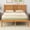 Full Oak, variant on Jopath Twin Platform Bed Frame with Headboard, Wood Bed Frame with Wood Slat Support for Teen and Adult White