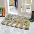 thumbnail image 5 of Vintage Sunflower Welcome Doormat for Indoor/Outdoor Entrance Vintage Sunflower Decoration Door Mat Kitchen Door Mat Bedroom Doormat 17x30 Inch, 5 of 6