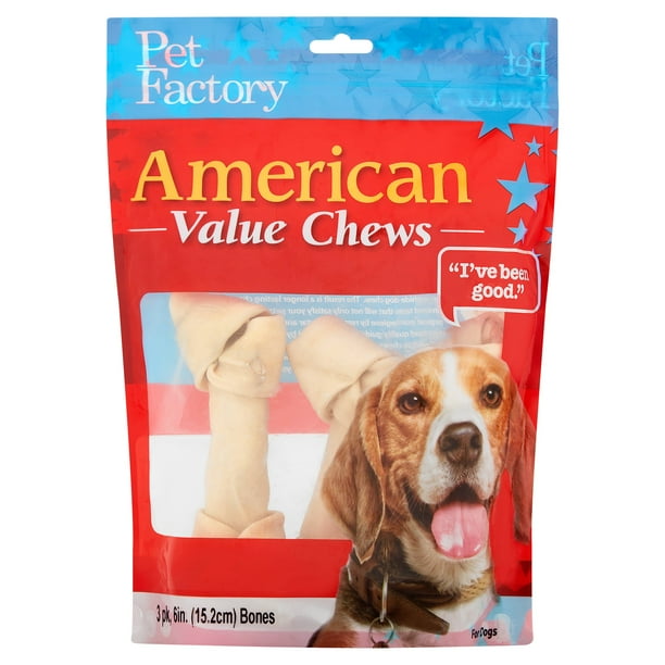 Pet Factory American Value Dog Chews, 67" (3 Count)