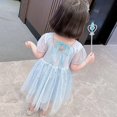 thumbnail image 4 of 2-10 Years Girls Frozen Elsa Princess Dress Summer Party Dress, 4 of 5