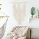 thumbnail image 5 of Macrame Wall Hanging Tapestry Wall Decor Boho Style Bohemian Woven Home Decoration 55X70cm, 5 of 5