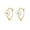 B-18K Gold, variant on Solid 925 Sterling Silver Daisy Flower Hoop Earrings for Women Teens Flower Hoop Earrings Spring Cartilage Helix Earrings