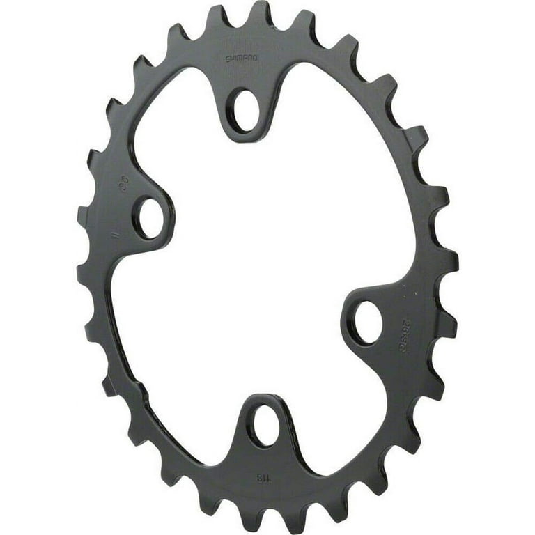 Shimano SLX M7000 10-Speed Chainring - 30t, 96mm BCD, Middle Position, Black Aluminum