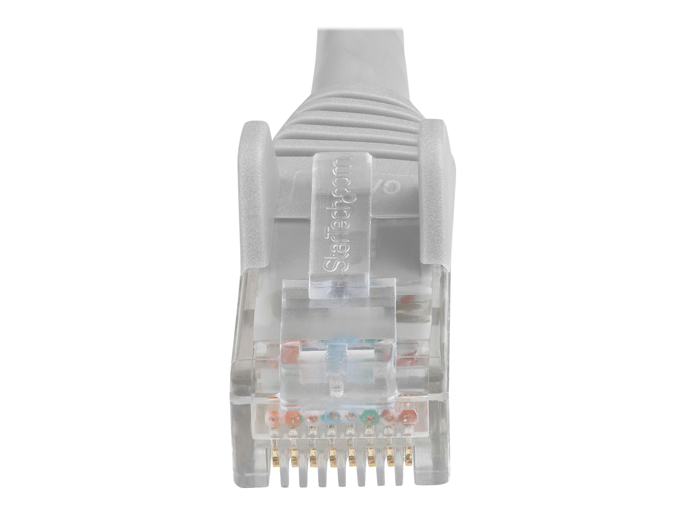 StarTech 50ft (15m) CAT6 Ethernet Cable - LSZH (Low Smoke Zero Halogen) - 10 Gigabit 250Mhz 100W PoE RJ45 UTP Network Patch Cord Snagless w/Strain Relief - Gray CAT 6, ETL Verified (N6LPATCH50GR)