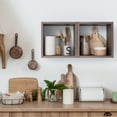 thumbnail image 4 of Kaboon Wall Mount Cube Shelf Set of 2, 12.5x12.5x7.87, Model-Cube-Shelf, Eucalyptus, 4 of 7