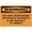 Warning Sign 2, variant on Danger Hot Surface Rust Free Aluminum Sign 8"x12" - Professional Graphics Easy To Mount, Indoor & Outdoor Use, Hot Surface Danger Sign