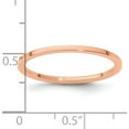 thumbnail image 4 of 10K Rose Gold 1.2mm Flat Stackable Band (Size 9.5) Made In United States 1stk16-120r-9.5, 4 of 5