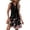 Black, variant on WTOBBY Women's Fashion Casual Printed V-Neck Button Vest Sleeveless Dress with Pocket, Floral Print for Summer Wear, Airy and Stylish Design for Vacation and Everyday Use,Black L