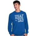 thumbnail image 5 of US Air Force USAF Dad Military Father Men's Long Sleeve Tee T Shirt Brisco Brands S, 5 of 6