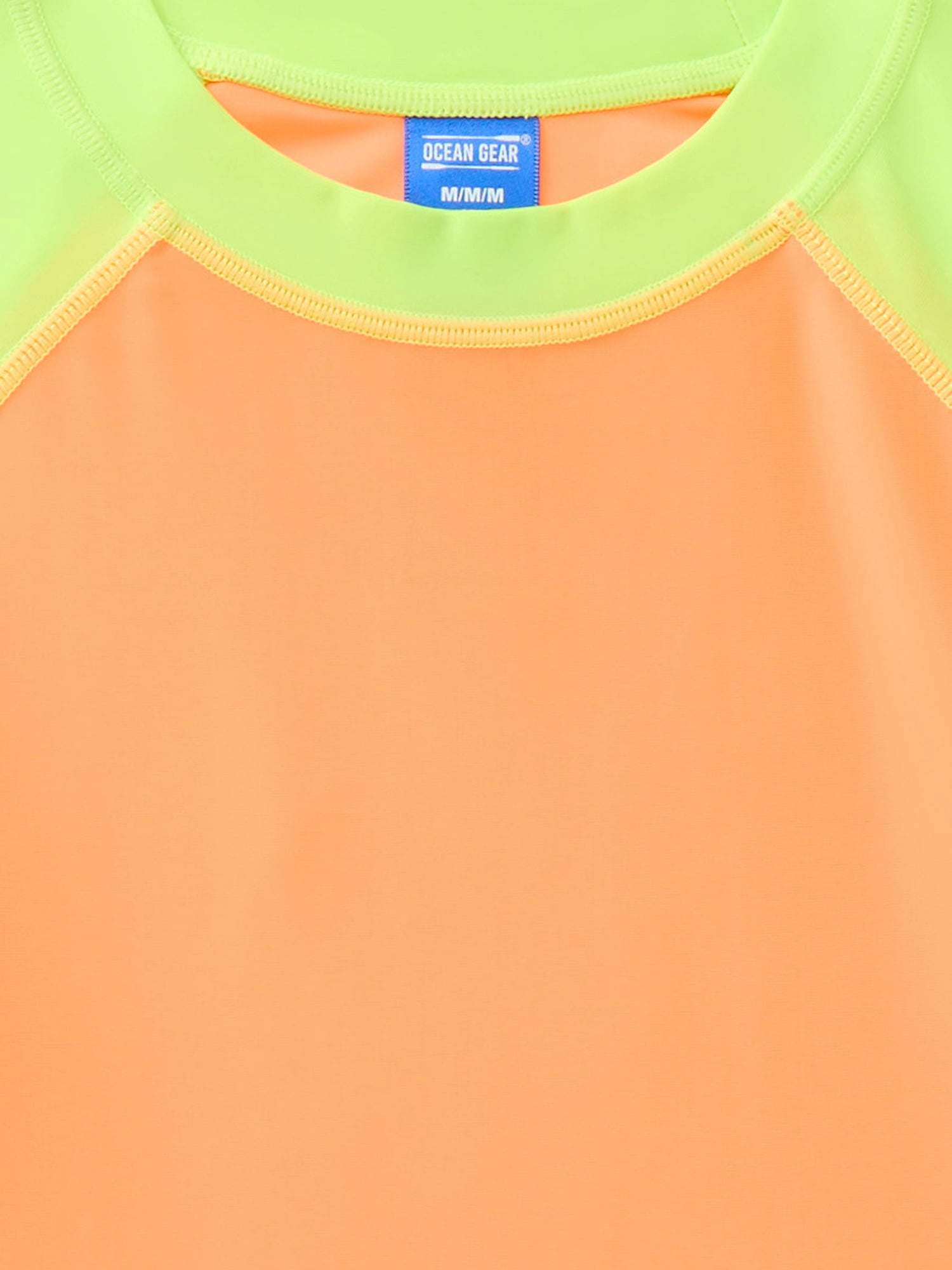 Ocean Gear Boys Rash Guard Swim Top with Long Sleeves, Sizes 4-18