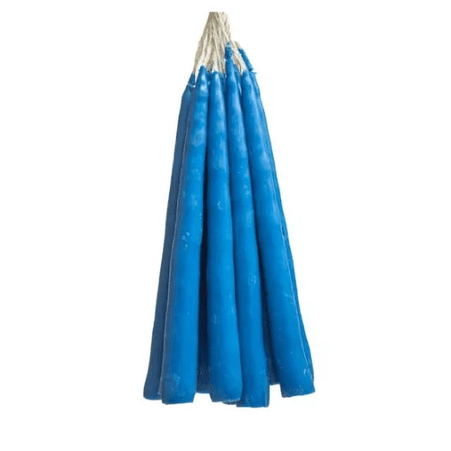 Vela(Chica) lagrima de sebo 1 kilo azul