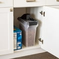 thumbnail image 6 of IRIS Dog Food Storage Container, Airtight Lid, 2-Cup Scoop, Up to 13 Lbs Pet Food Storage, Dark Gray, 6 of 10