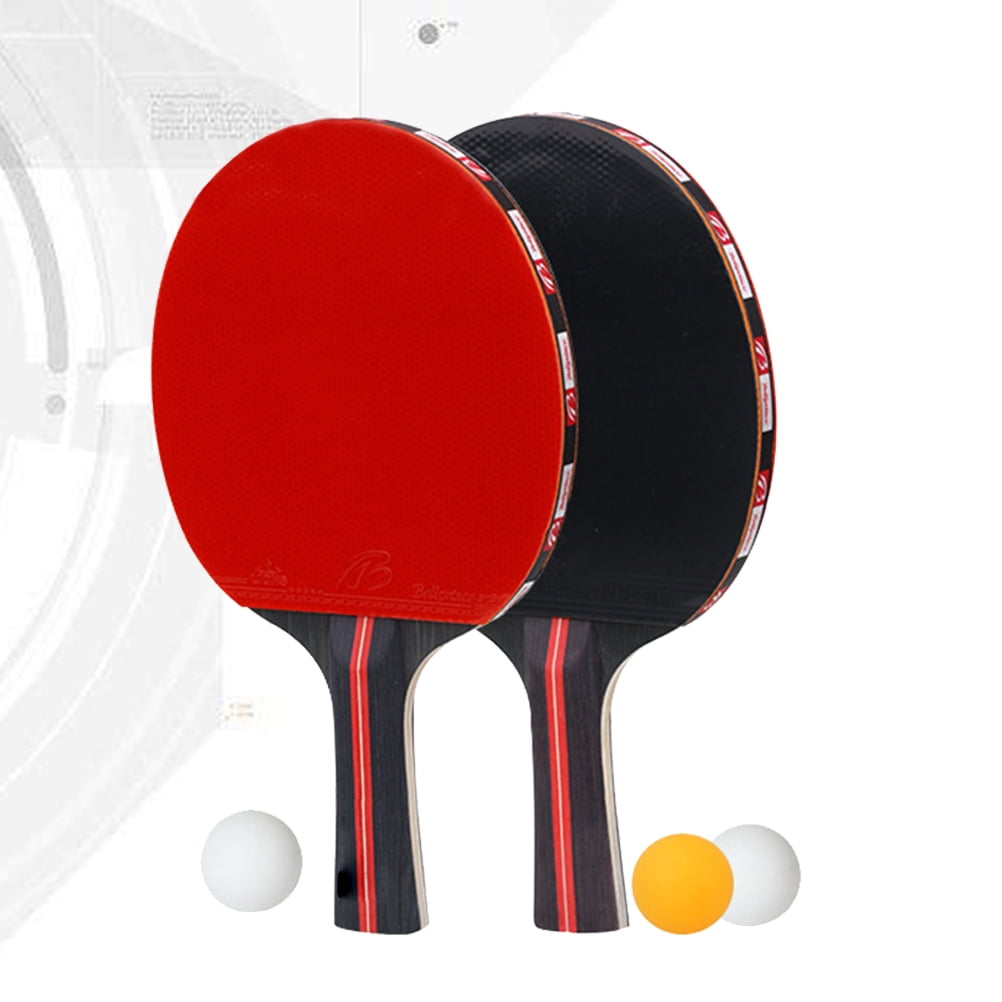WEUVEB Table Tennis Set with Ergonomic Conical Handle for Enhanced Grip, Control and Sports Performance