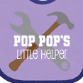 thumbnail image 4 of Inktastic Poppop Little Helper Boys Baby Bib, 4 of 4