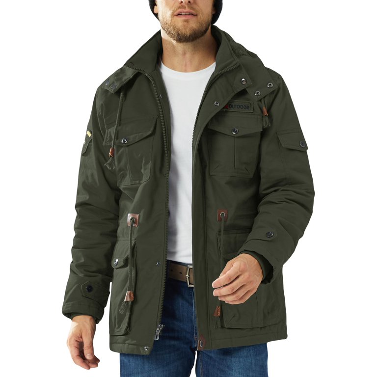 ジャケット・アウター tac:tac 21aw HAOLI MILITARY 4WAY COAT TACVASEN Men's Winter Coat Military Jacket Fleece Lined