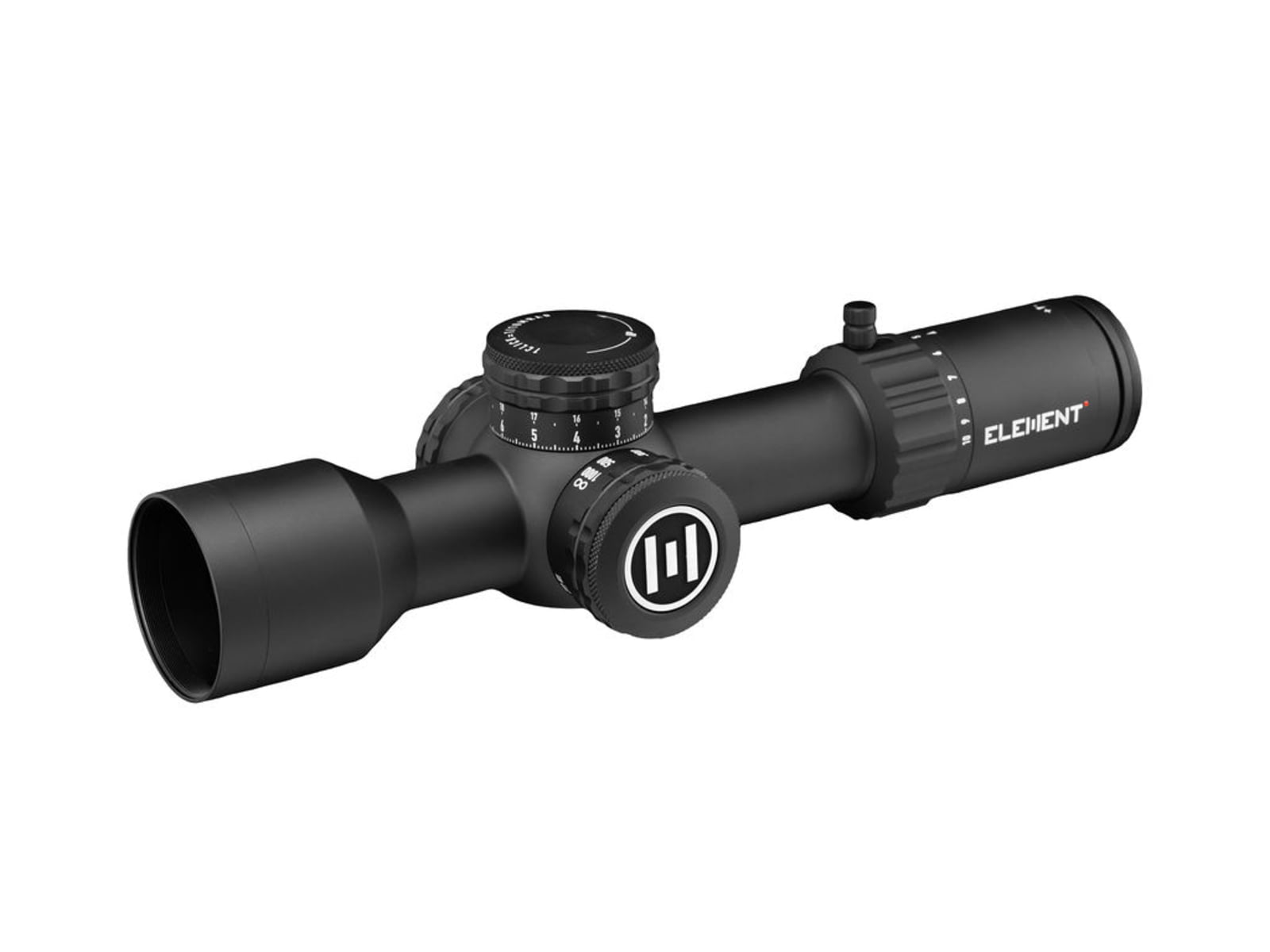 Element Optics Theos 2-10x42mm LPVO 34mm Tube Rifle Scope, First Focal Plane, MPR-1D, Black